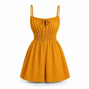Textured Cami Romper WHD0606153