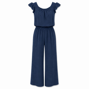 Ruffle Sleeve Wide Leg Jumpsuit WHD0606155