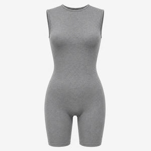 Sleeveless Biker Romper WHD0606157