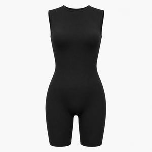 Sleeveless Biker Romper WHD0606157