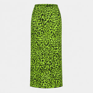 Leopard Print Maxi Skirt WHD0606170