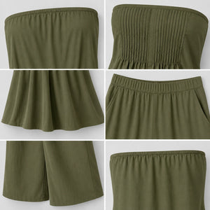 Smocked Crop Maxi Set WHD0606174