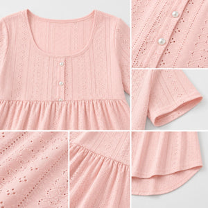 Eyelet Babydoll Tunic Top WHD0606185