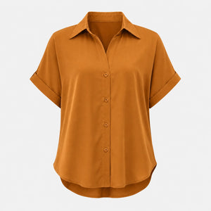 Relaxed Button Front Shirt WHD0606189