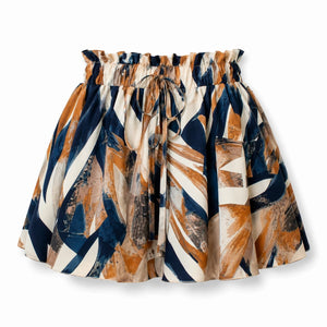 Printed Drawstring Skort WHD0606207