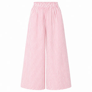 Striped Wide Leg Pants WHD0606239
