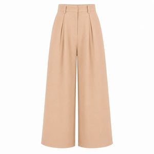 Pleated Wide Leg Pants WHD0606241