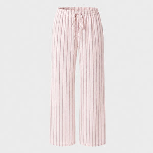 Striped Drawstring Wide Leg Pants WHD0606244