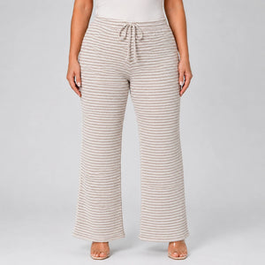 Textured Drawstring Lounge Pants WHD0606245