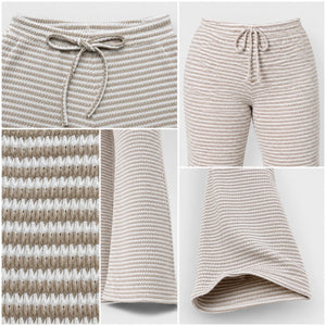 Textured Drawstring Lounge Pants WHD0606245