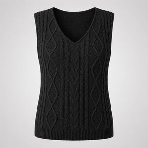 Cable Knit Sleeveless Top WHD0606261