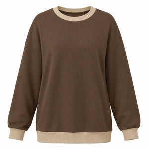 Contrast Crewneck Sweatshirt WHD0606271