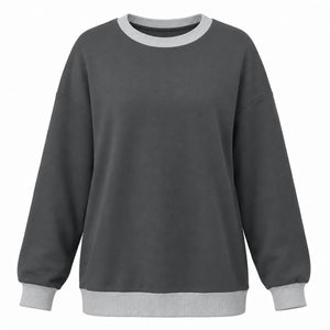 Contrast Crewneck Sweatshirt WHD0606271