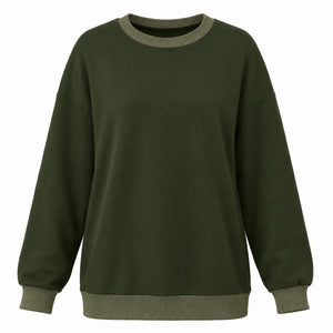 Contrast Crewneck Sweatshirt WHD0606271