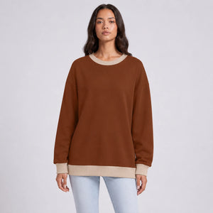 Contrast Crewneck Sweatshirt WHD0606271