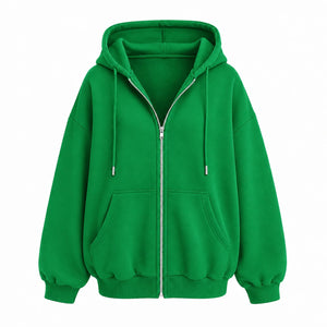 Oversized Zip Hoodie Jacket WHD0606273