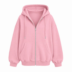 Oversized Zip Hoodie Jacket WHD0606273
