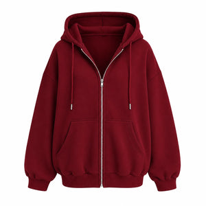 Oversized Zip Hoodie Jacket WHD0606273