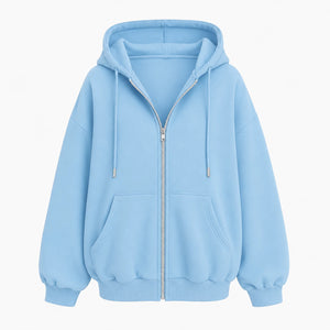 Oversized Zip Hoodie Jacket WHD0606273