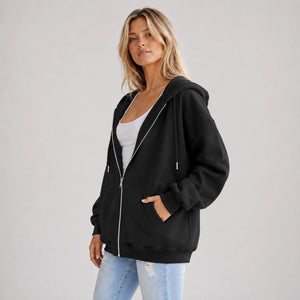 Oversized Zip Hoodie Jacket WHD0606273