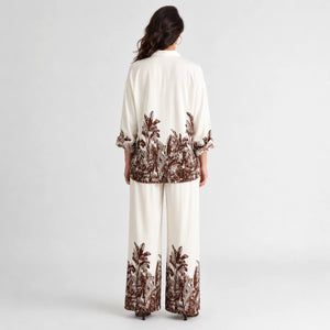 Tropical Print Pants Set WHD0606282