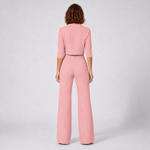 Cropped Wide Leg Set WHD0606284