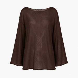Sheer Knit Cover-Up Top WHD0606289