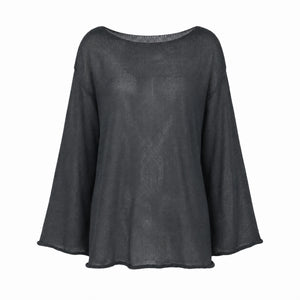 Sheer Knit Cover-Up Top WHD0606289