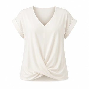 Twist Front V-Neck Top WHD0606291