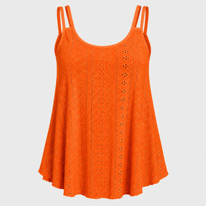 Openwork Yellow Cami Top WHD0606292