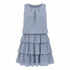 Tiered Sleeveless Mini Dress WHD0606297