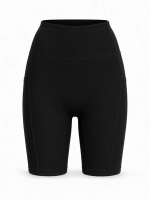 Ribbed Panel Biker Shorts WHD0606309-JYMA071