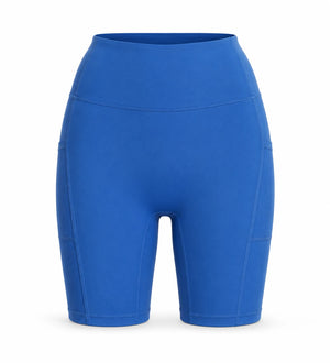 Ribbed Panel Biker Shorts WHD0606309-JYMA071