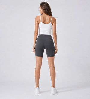 High Waist Biker Shorts WHD0606312-MT5FK