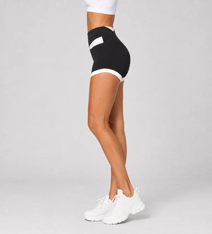 Colorblock High Waist Shorts WHD0606314-JYMA019