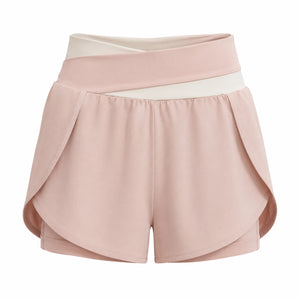 Colorblock Wrap Active Shorts WHD0606316-JYMA007