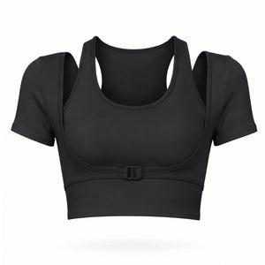 Layered Cropped Active Top WHD0606319-JYMD034