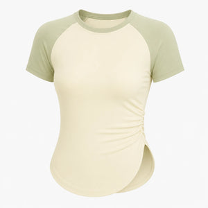 Raglan Ruched Active Top WHD0606324-JYMD045
