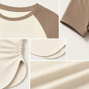 Raglan Ruched Active Top WHD0606324-JYMD045