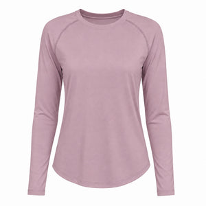 Mesh Back Long Sleeve Top WHD0606337-JYWC024