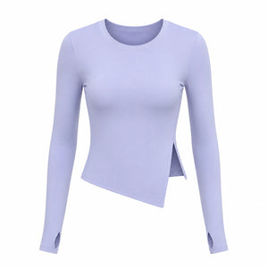 Asymmetric Side Slit Active Top WHD0606340-JYMC183