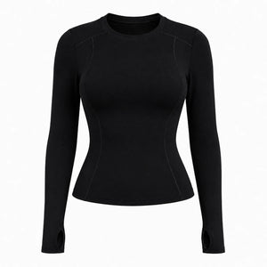 Fitted Thumbhole Active Top WHD0606341-JYMC176