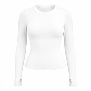 Fitted Thumbhole Active Top WHD0606341-JYMC176