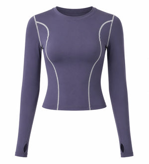 Contrast Seam Active Top WHD0606342-JYMC009