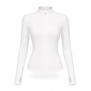 White Zip Active Jacket WHD0606352-JYFW028