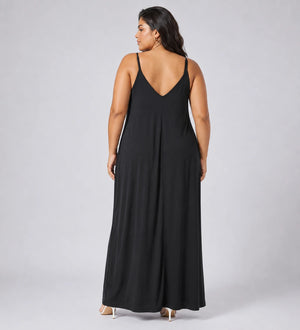 V-Neck Cami Maxi Dress WHD0606402