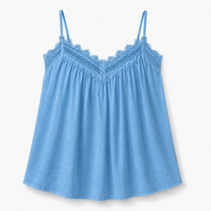 Lace Trim Cross-Back Cami WHD0606408