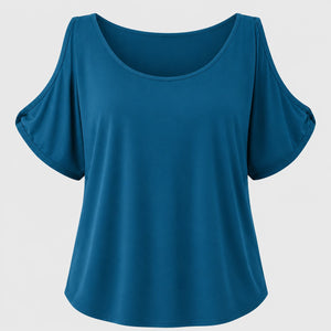 Cold Shoulder Loose Fit Top WHD0606409