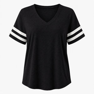 Varsity Stripe V-Neck Tee WHD0606410