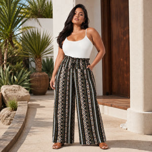Boho Wide Leg Pants WHD0606428